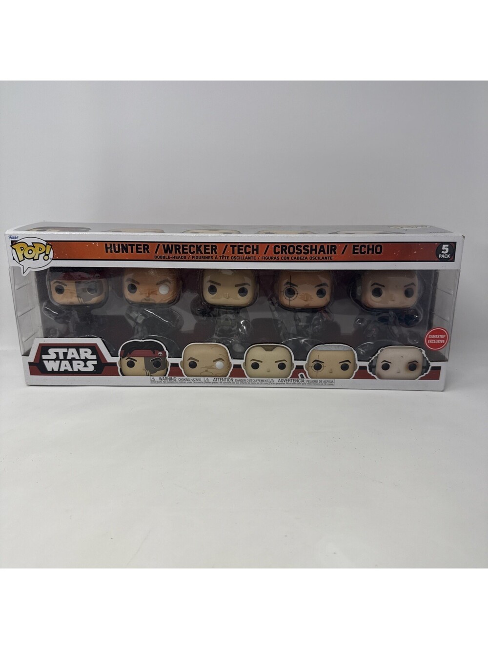 Funko Pop! Star Wars: The Bad Batch Gamestop Exclusive 5 Pack